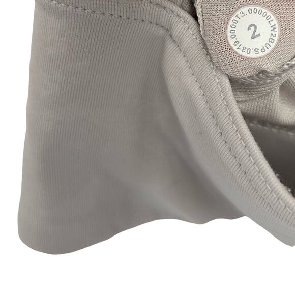 Lululemon Stronger As One Long Line Bra Lululemon X Barrys Light Chrome Size 2 - Picture 5 of 9